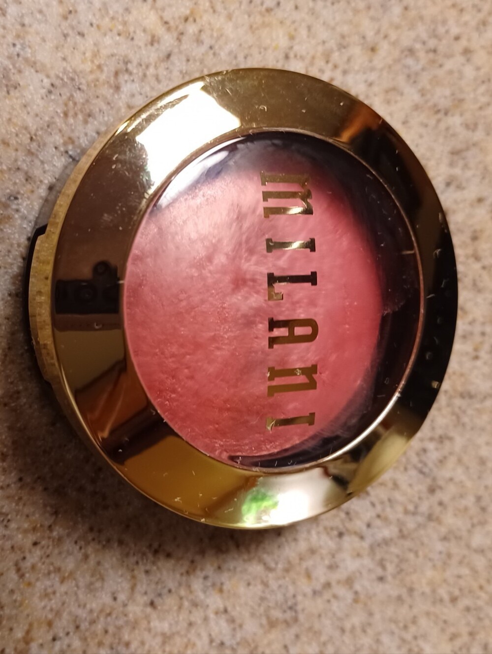 × Milani Shimmering Baked Blush in Dolce Pink